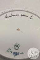 Royal Copenhagen Flora Danica tallerken med gennembrudt kant No 20/3553