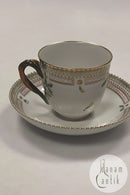 Royal Copenhagen Flora Danica Kaffekop og Underkop No. 20 / 3597
