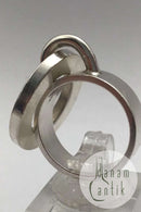 Hans Hansen Sterling Sølv Moderne Ring