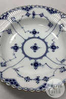 Royal Copenhagen Musselmalet Helblonde Dyb Tallerken med guld No 1078