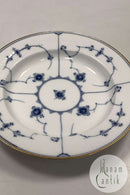 Royal Copenhagen Musselmalet Riflet Dybtallerkener med Guld