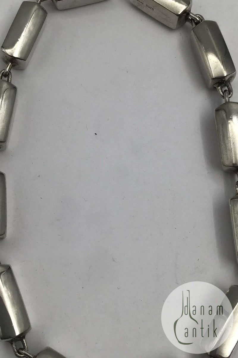 Hans Hansen Sterling Sølv Moderne Halskæde (12 led)