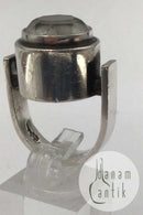 Aage Fausing / Rey Urban Sterling Sølv Moderne Ring Bjergkrystal