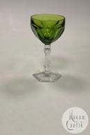 Holmegaard / Val Saint Lambert  Haakon Grønne Hvidvinsglas