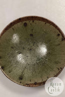 Olivengrøn Stentøjsskål