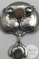 CTC/Dansk Sølv Art Nouveau Broche