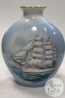 Bing og Grøndahl Art Nouveau Vase - Skoleskibet Danmark No. 8872/5506