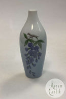 Bing and Grondahl Art Nouveau Vase with Wisteria No. 72/9