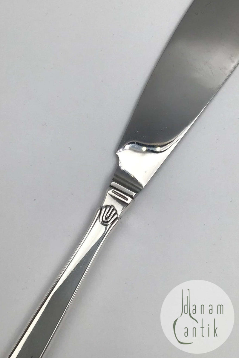 Hans Hansen Sterling Sølv Arvesølv No. 5 Lagkagekniv
