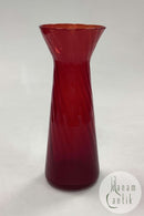 Rødt Hyacintglas Holmegaard / Kastrup / Fyens Glasværk