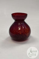 Orange brown Hyacinth glass Holmegaard / Kastrup / Fyens Glasværk