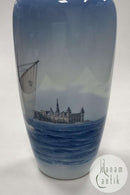 Royal Copenhagen Art Nouveau Vase - Sejlbåd ved Kronborg No. 2609/1049