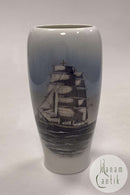 Royal Copenhagen Art Nouveau Vase - Skoleskibet Georg Stage No. 4570