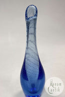 Holmegaard Lyseblå Duckling / Næb-Vase med Bobler