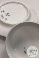 Royal Copenhagen Musselmalet Riflet Smørskål med låg No 4