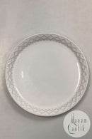 Bing og Grøndahl/Kronjyden Stentøj Hvid Cordial Kagetallerken No. 306