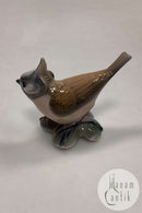 Lyngby Porcelæn Fuglefigur af Topmejse