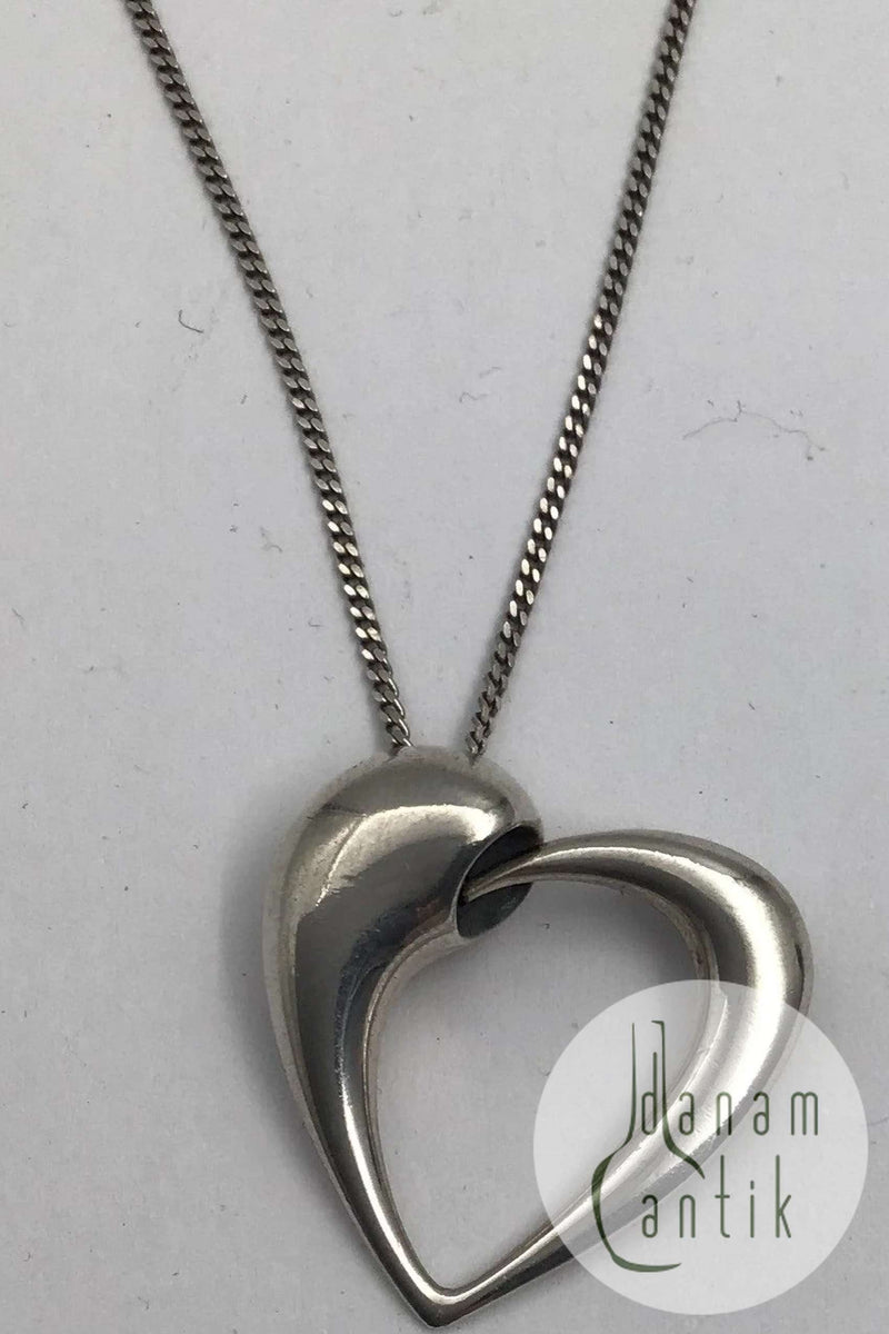 Georg Jensen Sterling Sølv Årshjerte Vedhæng 2006 Karim Rashid