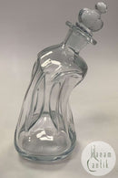 Holmegaard / Kastrup Glasværk Kluk Kluk Karaffel i med Klar Kroneformet Prop