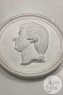 Royal Copenhagen Bisquit Plate with motif of Man