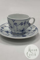 Royal Copenhagen Blue Fluted Plain Hotel Coffee cup and saucer No 2011