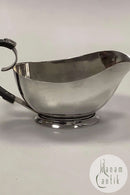 ATLA Danark Sovsekande i Sølvplet. Art Deco stil med Sort plasthåndtag