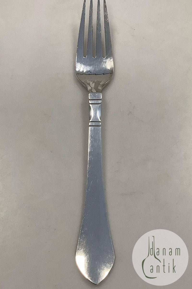 Georg Jensen Sterling Sølv Antik Middagsgaffel No. 002