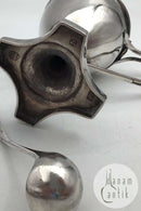 Dansk Empire Sølv Sennepsbæger med ske (1814)