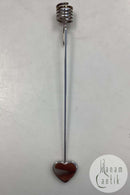 Georg Jensen Golden Christmas Lyseholder - Hjerte 1990 / Palladium