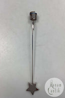 Georg Jensen Golden Christmas Candle Holder - Star 1990 / Palladium