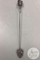 Georg Jensen Golden Christmas Lyseholder - Kogle 1994 / Palladium