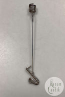 Georg Jensen Golden Christmas Lyseholder - Saxofon 1996 / Palladium