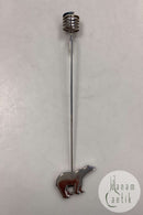 Georg Jensen Golden Christmas Candle Holder - Polar Bear 1997 / Palladium