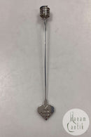 Georg Jensen Golden Christmas Lyseholder - Julehjerte 1997 / Palladium