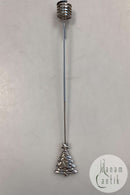 Georg Jensen Golden Christmas Lyseholder - Juletræ 1998 / Palladium