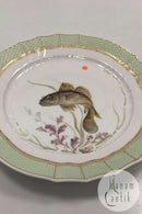 Royal Copenhagen Grøn Fisketallerken No 919/1710 med Gobius Niger