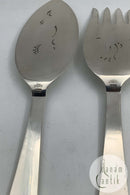 Georg Jensen Sterling Sølv Pyramide Fiskeanrettersæt No 231