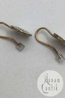 Georg Jensen Forgyldt Sterling Sølv  Marguerit Øreringe