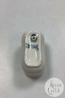 Royal Copenhagen Creme Svejfet med Guld (Stel 1235) Tandstikholder No. 1801