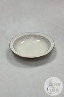 Royal Copenhagen Creme Curved with Gold (Stel 1235) Small bowl No. 9777