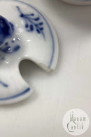 Royal Copenhagen Musselmalet Riflet Lille Sennepskrukke No. 358