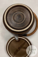 Bing og Grøndahl Kronjyden Brun Azur Marmeladekrukke