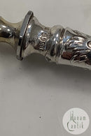 Benrhard Hertz Sølv / Stål Kødgaffel delvis forgyldt