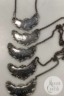 5 x Sølv Flaskemærker rum, port, gin, vermouth, Madeira