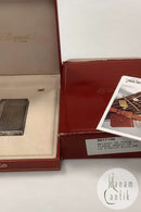 S.T. Dupont Dame Lighter i Sølvplet og boks