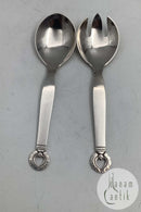 Georg Jensen Sterling Sølv Lille Salatsæt Ornamental