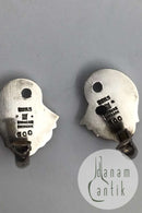 Georg Jensen Sterling Sølv Øreclips No. 100 (1930-1945)