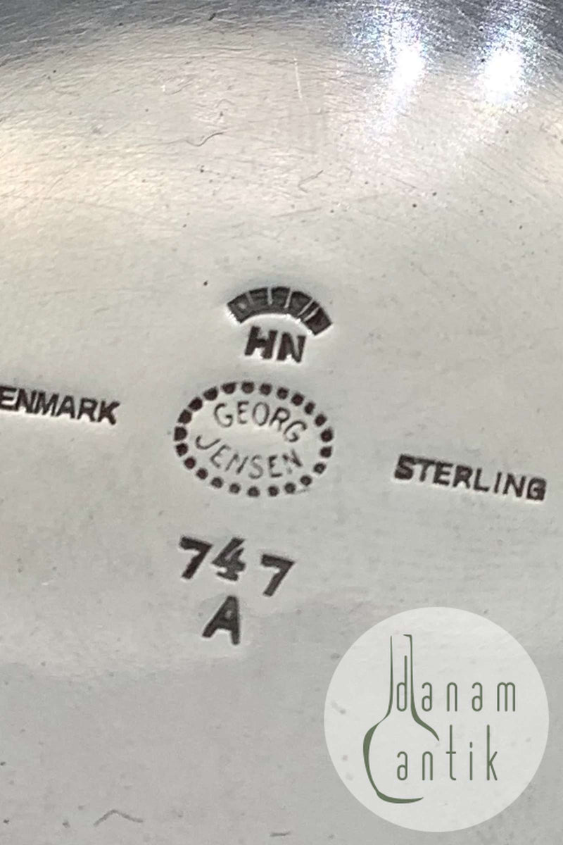 Georg Jensen Sterling Sølv Pyramide Lysestage No 747A Harald Nielsen