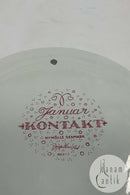 Bjørn Wiinblad: Red January plate from Nymølle - CONTACT