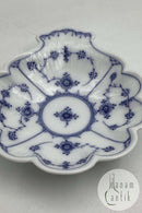 Royal Copenhagen Blue Fluted Plain Curved Plate with Handle No 2013.